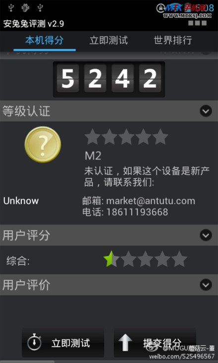 蘑菇云M2跑分