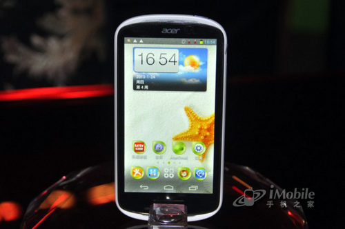 宏碁发布新品Acer Liquid E1手机之家资讯中心配图，下同