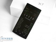 采用MT6589T四核 欧盛X7精英版跑分出炉