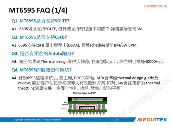 MT6595规格