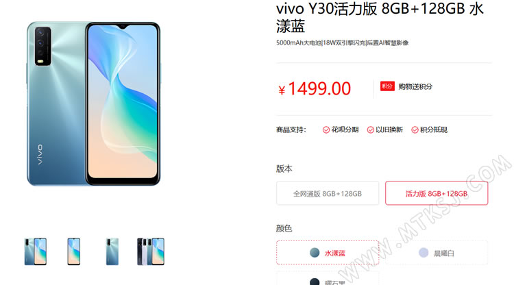 vivo Y30活力版